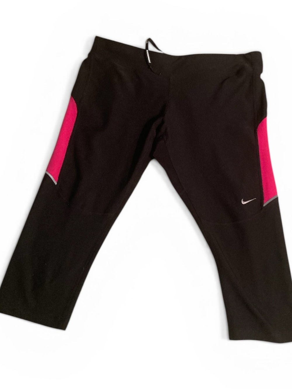 Nike Running capri/tights dri- fit  -back zip pocket